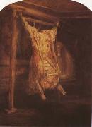 REMBRANDT Harmenszoon van Rijn The Slaughterd Ox (mk08) oil painting picture wholesale